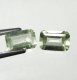 (image for) Good Price Parcel 2 pcs Very Beutiful Yellowish Green Heliodore (Beryl) 0,94 carat Octagon Nice Quality Madagascar Purchase Now!