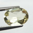 (image for) Good Price Beautiful Brazilian Very Fine Greenish Yellow Beryl 1.36 carat Oval Cut Top Luster & Top Quality Nice Collector's Item Buy Now!