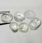 (image for) Good Price Parcel 6 pcs Very Rare Forsterite 6,22 carat Oval/Semi-round Cabochon Collector Stone from Burma Purchase Now!