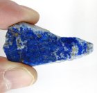 (bild för) Bra Pris Rå Oslipad Mycket Vackert Blå Afgansk Lapis Lazuli 19 gram Naturligt Brottstycke Bit Topp Kvalite & Finaste Blå Färg Samlarsten Köp Nu!