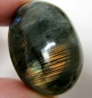 (bild för) Bra Pris Mycket Fin Kvalitet Regnbågs Lystrande Labradorit 64,49 carat Oval Cabochon Slipning Suverän Lyster & Färgspel från Madagaskar köp Nu!