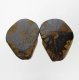 (bild för) Bra Pris Mycket vackert Naturligt Konstverk Fossil 2 st/1 par Ammonit 3,90 gram Sågad Polerade Halvor Intressant Spännande Samlar Objekt från Marocko Köp Nu!