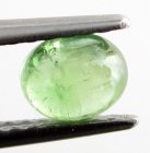 (image for) Good Price Very Nice Green Tsavorite Garnet 0,57 carat Oval Cabochon Very Good Cut & Luster from Tanzania Purchase Now!