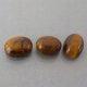 (image for) Good Price Parcel 3 pcs Very Nice Tiger´seye 4,12 carat Oval Cabochon Good Quality & Colour´s Pattern from India Purchase Now!