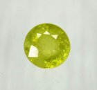(image for) Good Price Top Luster Yellowgreen Sphene (Titianite) 0,84 carat Round Cut Very Good Quality from Madagascar Purchase Now!