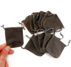 Good Price 12 pcs in a Pack Stylish Velvet Jewelry Bag 65x55 mm with Lace in Grey Color Protect or Store your Gemstone or Jewelry Buy Now! (image for) Good Price 12 pcs in a Pack Stylish Velvet Jewelry Bag 65x55 mm with Lace in Grey Color Protect or Store your Gemstone or Jewelry Buy Now!