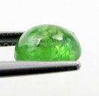 (image for) Good Price Very Nice Green Tsavorite Garnet 1,54 carat Oval Cabochon Very Good Cut & Luster from Tanzania Purchase Now!