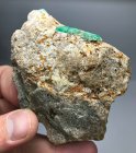 Bra Pris Sällsynt Topp Grön Panjshir Smaragd Kristall 184 gram i Matrix fr Afganistan Köp Nu!