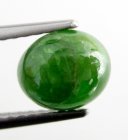 (bild för) Bra Pris Mycket Fin Grön Tsavorit Granat 1,52 carat Oval Cabochon Mycket Bra Slipning & Lyster från Tanzania Köp Nu!