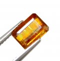 Bra Pris Mycket Sällsynt Gulaktigt Orange Sfalerit 1,44 carat Oktagon Slipning Mycket Bra Lyster & Kvalitet från Spanien Köp Nu!