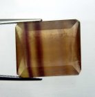 (bild för) Bra Pris Fin Flerfärgad Randig Flourit 27,27 carat Oktagon Slipning från Argentina Köp Nu!