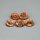 (image for) Good Price Certified 1 pcs Parcel 5 pcs Rare "Confetti" Sunstone 5,29 carat Oval Facet with Nice Luster from Africa Purchase Now