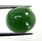 (bild för) Bra Pris Mycket Fin Jämn Grön Aventurin 8,99 carat Oval Cabochon Slipning Suveränt Bra Kvalitet & Färg från Afrika Köp Nu!