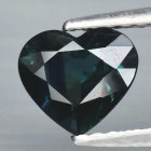 (image for) Good Price Untreated Very Nice Quality Green Blue Sapphire 0,99 carat Heart Cut Stunning Colour&Luster fr Nigeria Purchase Now!