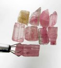 Bra Pris Parti 9 st Rå Oslipad Rosa Turmalin 29,35 carat Naturlig Kristall från Kunar Afganistan Köp Nu!