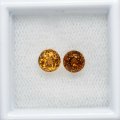 Good Price Certified 1 pcs Parcel 2 pcs Grossular-Andradit Granat 1,80 carat Round Cut Very Beutiful fr Madagascar Purchase Now!