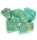 (image for) Good Price Parcel 5 pcs Very Fine Quality Beautiful Bluish Green White Patterned Rough Amazonite 31 grams Natural Broken Piece Beautiful Material & Good Color from Russia Buy Now!