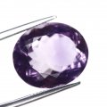 (bild för) Bra Pris Mycket Vacker Violett Ametist 21,04 carat Oval Slipning Mycket Bra Kvalitet & Lyster från Brasilien Köp Nu!