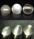 (image for) Good Price Parcel 3 pcs Cat´s Eye Moonstone 3,35 carat Round Cabochon Cut with Sharp Eye´s India Purchase Now!