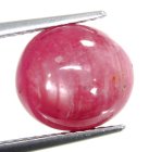 (bild för) Bra Pris Mycket Fin Kvalitet Behandlad Rödrosa Rubin 6,00 carat Oval Slipad Cabochon från Madagaskar Köp Nu!