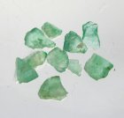 (image for) Parcel 10 pcs Rough Bluish Green Emerald Crystal 2,98 carat Natural Crystal Transparent-Translucent Afghanistan Purchase Now!