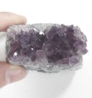 (image for) Good Price Very Beutiful Specimen of Sharp Violet Amethyst 119,1 gram Formation of Crystals Amazing Quality from Brazil Purchase Now!