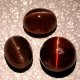 (bild för) Bra Pris Part 3 st Perfekt Vacker Sillimanit Kattöga 6,37 carat Oval Cabochon Topp Kvalitet Köp Nu!