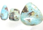 (image for) Good Price Parcel 3 pcs Rare Blue Larimar 82,76 carat Mix Cabochon Cut from Dominican Republic Purchase Now!