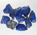 (bild för) Bra Pris Parti 10 st Rå Oslipad Vackert Blå Afgansk Lapis Lazuli 128 gram Brottstycken Bra Kvalitet Köp Nu!