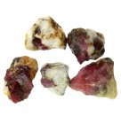 (bild för) Bra Pris Parti 5 st Sällsynt Purpur Röd Rubin 33,01 carat Naturlig Kristall i Matrix Fin Kvalitet & Färg från Jagdlek Afganistan Köp Nu!
