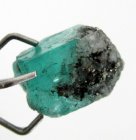 (bild för) Bra Pris Rå Oslipad Mycket Sällsynt Intensiv Blåaktigt Grön Smargad Kristall 1,66 carat Naturlig Kristall Transparent från Colombia Köp Nu!