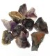 (image for) Good Price Parcel 5 pcs Untreated Rough Uncut Violet with White Quartz Banded Amethyst 175 carat Natural Crystal Piece Fine Color & Quality from Brazil Buy Now!