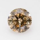Bra Pris Topp lystrande Naturlig Fancy Brun Diamant 0,17 carat Brilliant Slipning 3,50 mm Kvalitet SI Köp Nu!