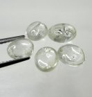 (image for) Good Price Parcel 45pcs Very Rare Forsterite 4,83 carat Oval/Semi-round Cabochon Collector Stone from Burma Purchase Now!