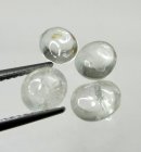 (image for) Good Price Parcel 4 pcs Very Rare Forsterite 3,44 carat Oval/Semi-round Cabochon Collector Stone from Burma Purchase Now!