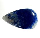 (bild för) Bra Pris Vackert Blå Mönstrad Afgansk Lapis Lazuli 15,75 carat Dropp Cabochon Slipning Bra Kvalitet Köp Nu!