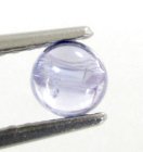 (bild för) Bra Pris Sällsynt Mycket Vacker Violett Blå Tanzanit 0,38 carat Rund Cabochon Slipning Fin Kvalitet & Färg från Tanzania Köp Nu!