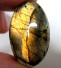 (bild för) Bra Pris Mycket Fin Kvalitet Regnbågs Lystrande Labradorit 53,01 carat Oval Cabochon Slipning Suverän Lyster & Färgspel från Madagaskar köp Nu!