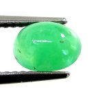 (bild för) Bra Pris Mycket Fin Grön Krysopras 1,12 carat Oval Cabochon Slipning Bra Kvalite & Jämn Färg från Afrika Köp Nu!