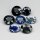 (image for) Good Price Parcel 7 pcs Nice Vivid Royal Blue - Deep Greenish Blue Sapphire 10,01 carat Oval&Round Cut Stunning Colour&Luster Madagascar Purchase Now!