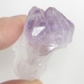 (bild för) Bra Pris Vacker Obehandlad Rå Oslipad Violett Ametist Spets 23,1 Gram Naturligt Terminerad Kristall Finaste Kvalitet från Brasilien Köp den Nu!