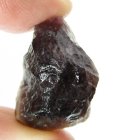 (bild för) Bra Pris Obehandlad Rå Oslipad Violett med Vit Kvartsbandad Ametist 46,68 carat Naturlig Kristall Bit Fin Färg & Kvalitet från Brasilien Köp Nu!