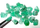 (image for) Good Price Parcel 25 Pcs Rough Uncut Very Rare Vivid Bluish Green Emerald Crystal 10,72 carat Natural Crystal Transparent from Colombia Purchase Now!