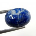 (bild för) Bra Pris Vackert Blå Mönstrad Afgansk Lapis Lazuli 8,42 carat Oval Cabochon Slipning Bra Kvalitet Köp Nu!