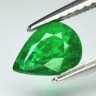 (bild för) Bra Pris Vackert Intensiv Kromgrön Tsavorit 1,14 carat Dropp Slipning Härlig Lyster Fin Kvalitet fr Tanzania Köp Nu!
