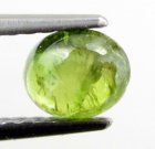 (image for) Good Price Very Rare Green Demantoid Garneth 0,59 carat Oval Cabochon Cut Good Colour & Luster from Africa Purchase Now!