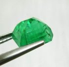 Bra Pris Certifierad Sällsynt Topp Grön Smaragd 1,70 carat Smaragd Slipning Fin Kvalitet fr Panjshir Valley Afganistan Köp Nu!