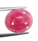 (bild för) Bra Pris Mycket Fin Kvalitet Behandlad Rödrosa Rubin 5,46 carat Oval Slipad Cabochon från Madagaskar Köp Nu!