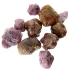 (image for) Good Price Parcel 10 pcs Purplish Red Ruby (Corundum) 81,93 carat Natural Crystal/Nuggets Good Quality Nice Colour from Kashmir Pakistan Purchase Now!