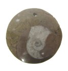 (bild för) Bra Pris Unikt Smycke Fossil Ammonit i Matrix 11,95 gram Polerat Hänge med Hål från Marocko Köp Nu!